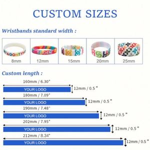 Pulsera de Silicona con Logotipo de Diseño Profesional, Pulsera de Silicona al por Mayor, Impresión de Pulseras de Silicona Personalizadas - Product Image 4