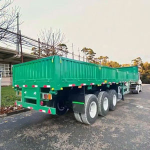 3 <span class=keywords><strong>essieux</strong></span> plate-forme rideau de chute paroi latérale Cargo Buffet ouvert semi-<span class=keywords><strong>remorque</strong></span> avec <span class=keywords><strong>porte</strong></span> arrière - Product Image 1