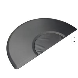 Tapis anti-fatigue rond pour salon de coiffure, tapis de sol avec coussin, lavable, pour équipement de salon de barbier - Product Image 2