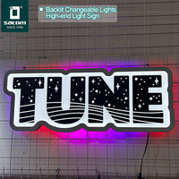 Letrero Luminoso Flexible para Mesa, Letrero con Logotipo para Discoteca, Luz Iluminada para Exhibición en Bares