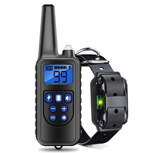 Smettila di abbaiare prodotti per animali domestici collare da addestramento Anti-abbaiare cane addestratore 800m telecomando Stop collare addestramento cane imbonitore - Product Image 6