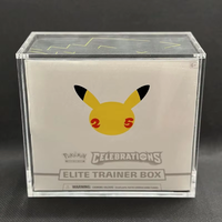 Étui de protection magnétique acrylique personnalisé en usine pour Pokmon Tcg Elite Trainer Box ETB