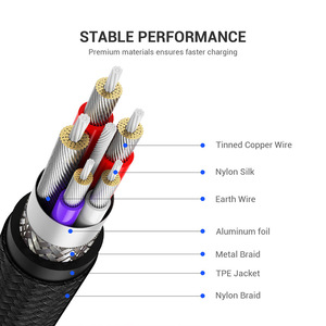Câble de charge rapide Huawei 5A Type C pour Mate20 P30 Redmi Note5A Xiaomi Vivo - Product Image 5