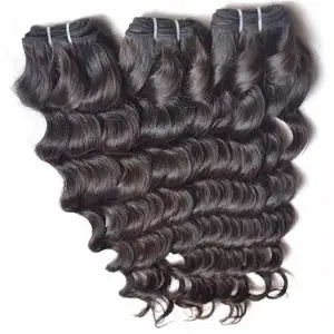 Raw Indian Hair Directly From India, 100% Natural Indian Human Hair, Cuticle Aligned Hair