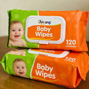 Lingettes pour bébé en bambou <span class=keywords><strong>pas</strong></span> chères, personnalisation OEM, vente en gros, essentielles pour la famille, peau sensible, non parfumées, soin doux, 120 lingettes pour bébé - Product Image 2
