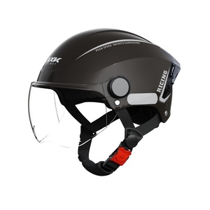 Nuevo Casco Medio ABS <span class=keywords><strong>para</strong></span> Motocicleta con Intercomunicador <span class=keywords><strong>para</strong></span> Hombres y Mujeres, Uso Urbano/Deportivo/Turístico, Apto <span class=keywords><strong>para</strong></span> Todas las Estaciones, Aprobado por DOT - Product Image 5