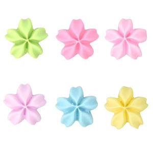 Cabochons plats en résine couleur macaron Sakura pour scrapbooking DIY, fabrication de bijoux, colle crème, décoration de barrettes - Product Image 6