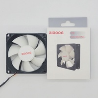 Ventilateur de boîtier d'ordinateur BIBOOG 80*80*25mm, 80mm, 2800 tr/min, 3 broches, 8025 GF8