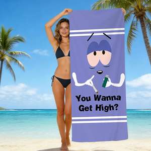 Beach Towel <b>Extra</b> <b>Large</b> 27.5x59 Inch Quick Dry Lightweight Compact Travel Swimming Pool 250gsm Solid Color Machine - Product Image 4