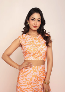 Blusa Estampada con Cuello Drapeado para Mujer, Elegante Blusa de Verano, Moda Casual para Fiesta, Camisa Chic - Product Image 3