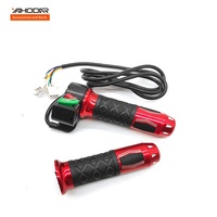 Poignée de guidon électrique à trois vitesses pour moto, accessoires modifiés, klaxon à vitesse variable pour scooter électrique Citycoco