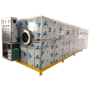 Piezas de tambor giratorio Industrial, arandelas con limpieza ultrasónica, enjuague por pulverización y funciones de secado de aire caliente para desengrasar - Product Image 1