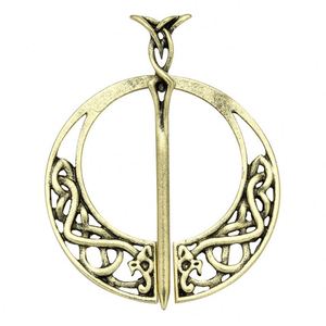 Broche Vikingo Nórdico Vintage Medieval, Pasadores para Chal Nórdico, Accesorios de Broche, Hebilla para Cinturón y Bufanda, Broche para Abrigo y Capa, Vikingo - Product Image 3