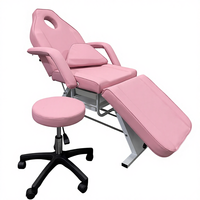 Table de massage pliable et réglable de haute qualité pour spa, soins du visage et extensions de cils – À vendre