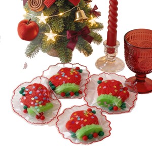 Ensemble de jouets squishy de Noël, jouets anti-stress en TPR souple, jouets à presser mignons en forme de bonhomme de neige et d'arbre de Noël, jouets sensoriels pour cadeaux de fêtes - Product Image 5