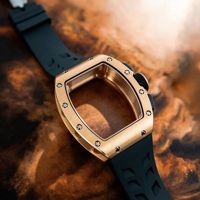 7201 Automatik-Flyback-Chronograph-Uhr mit Skelett-Zifferblatt, Roségoldgehäuse, Lifestyle-Herrenuhr für den täglichen Gebrauch, wasserdichte Uhr