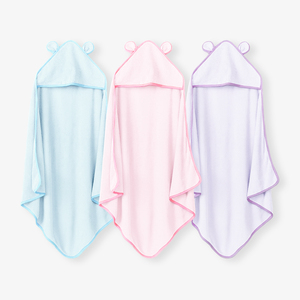 Toalla de Baño de Bambú Orgánico Ultra Suave de 90*90 cm, 500 g/m², Doble Capa, Gruesa, con Capucha y Orejas para Bebé, Venta al Por Mayor Personalizada - Product Image 4