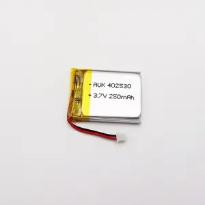 Lithium 250mAh 452530 802220 751525 3.7V 250mAh Rechargeable LIPO Battery Lithium Polymer Battery Medical Care
