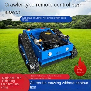 Nuevo modelo de cortacésped de gasolina con orugas, removedor de malezas de huerto, cortacésped de zanja, cortacésped controlado a distancia - Product Image 3