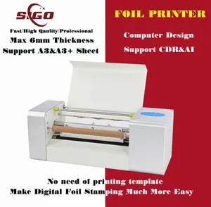 SG-360A Bureau Utiliser Feuille Papier Imprimante A3 Papier Estampage À Chaud Machine