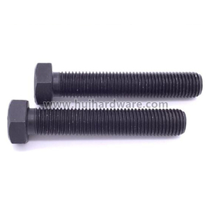 เหล็กกล้าคาร์บอน DIN933เกรด12.9 <span class=keywords><strong>Hex</strong></span> <span class=keywords><strong>Bolt</strong></span> พร้อมเกลียวเต็ม M16 M18 - Product Image 1