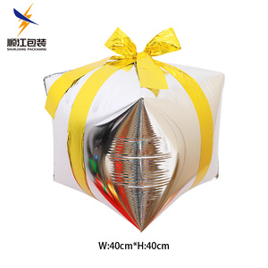 Ballons en feuille d'hélium gonflables en forme de <span class=keywords><strong>cube</strong></span> décoratifs en gros pour les décorations de fête de Noël et de Pâques - Product Image 5