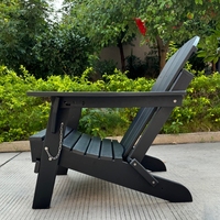Chaises Adirondack pliantes en HDPE personnalisées, modernes, imperméables, pour jardin, patio, plage, mobilier de jardin, chaise Frog