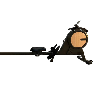 Máquina de remo de aire plegable para gimnasio en casa con monitor LCD, capacidad de peso de 250lb, tipo de agua para entrenamiento cómodo - Product Image 1