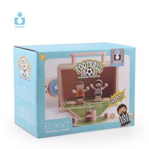 UDEASキッズミニテーブルサッカーゲーム木製卓上サッカーゲームおもちゃミニサッカーデスクトップインタラクティブスポーツゲーム