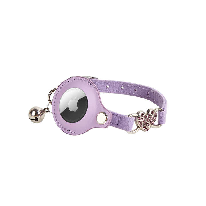 Pet Supplies Wholesale One Size Lightweight Pet Collar With Airtag Holder GPS Cat Adjustable Collar for Puppy Kitten