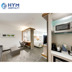SpringHill Suite by Marriott, <span class=keywords><strong>Muebles</strong></span> <span class=keywords><strong>de</strong></span> Hotel Modernos, Juegos <span class=keywords><strong>de</strong></span> Dormitorio <span class=keywords><strong>de</strong></span> 5 Estrellas, <span class=keywords><strong>Muebles</strong></span> <span class=keywords><strong>de</strong></span> Hotel <span class=keywords><strong>de</strong></span> Madera, Cama Doble King Size para Hotel Villa - Product Image 3
