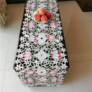 Coureurs <span class=keywords><strong>de</strong></span> <span class=keywords><strong>Table</strong></span> d'affichage <span class=keywords><strong>de</strong></span> fenêtre en polyester blanc <span class=keywords><strong>de</strong></span> luxe décoration <span class=keywords><strong>de</strong></span> coureur <span class=keywords><strong>de</strong></span> fleur géométrique beaux coureurs tissés <span class=keywords><strong>de</strong></span> Noël bon marché - Product Image 5