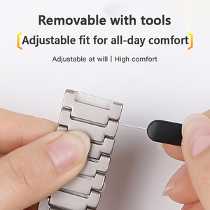 Cinturino di Ricambio in Titanio con Chiusura a Perla per Samsung Galaxy Watch 8 Ultra, Elegante Bracciale Sportivo - Product Image 3