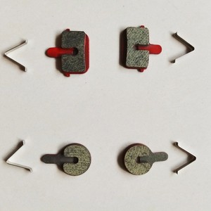 Plaquettes de frein à disque pour vélo, composé métallique, blocs de frein mécaniques durables Q 072 - Product Image 1