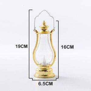 Lanterne à huile portable rétro LED vintage personnalisée faite à la main, lampe à bougie scintillante suspendue, promotionnelle, vente en gros - Product Image 2