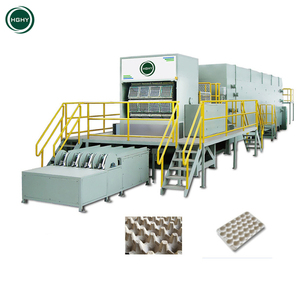 Máy Làm Khay Trứng Tự Động Từ Hộp Đựng Trứng Giấy Thải Với Nắp Alveole Trứng Cartoon Box Machine - Product Image 1
