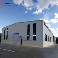 Atelier préfabriqué en acier extensible, pré-conçu, résistant aux vents forts, préféré des clients, garantie 1 an