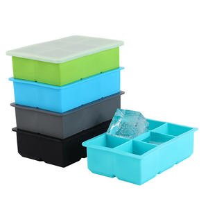 Moule à glaçons carré en silicone à 6 compartiments, à démoulage facile, idéal pour la maison – Vente flash - Product Image 4