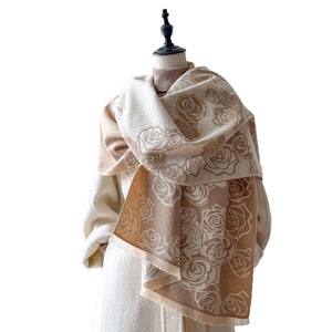 Écharpes d'Hiver Chaudes et Épaisses en Cachemire de Haute Qualité pour Femme, Châle Pashmina de Luxe Imprimé en Laine Double Face - Product Image 5