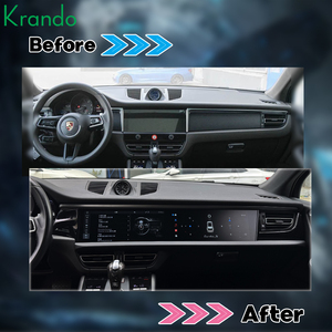 Krando 24,6 "navegación de coche dual interactiva para Porsche Macan 2018 - 2024 Autoradio <span class=keywords><strong>Android</strong></span> Radio de coche GPS inalámbrico Carplay - Product Image 3