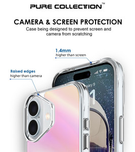 Funda Protectora Rígida de TPU Suave con Revestimiento de PC a Prueba de Golpes para <span class=keywords><strong>iPhone</strong></span> 16 17 Air 16E 15+ 14Plus 13 <span class=keywords><strong>Mini</strong></span> <span class=keywords><strong>12</strong></span> 11 Pro Max - Product Image 5