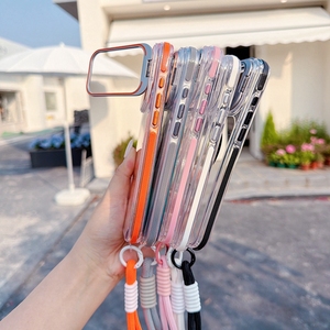 <span class=keywords><strong>Funda</strong></span> Transparente de Acrílico con Correa para iPhone 18 17 16 Pro Max, <span class=keywords><strong>Funda</strong></span> Magnética para Celular - Product Image 6