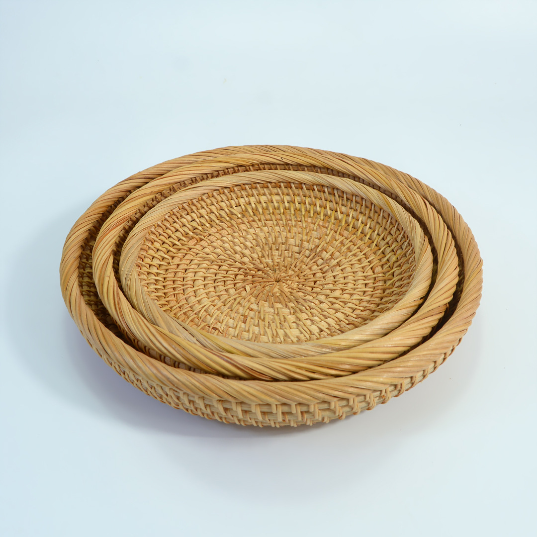 Woven Storage Basket (Wood)