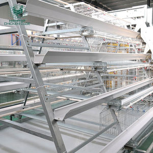 Cages d'élevage de volailles automatique de type A en batterie pour <span class=keywords><strong>les</strong></span> poules pondeuses africaines - Product Image 2