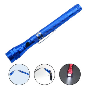 Lampe de poche LED rechargeable DaskFire 3W, torche zoomable avec clip pour l'extérieur - Product Image 4
