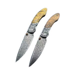 มีดยุทธวิธีคุณภาพสูงแบบ DIY ปรับแต่งได้ ด้ามไม้ ใบมีดสแตนเลส พร้อมปลอกมีด รับผลิตแบบ OEM สำหรับการใช้งานทางการรบอย่างจำกัด - Product Image 1