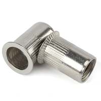 Écrou à riveter à tête fraisée en acier inoxydable 304, norme GB 17880.2, corps moleté, écrou à insertion fileté