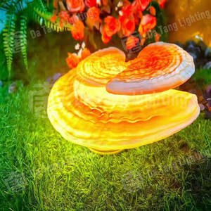 Luz Decorativa de FRP con Doble Ganoderma para Montar en Árboles, para Jardín Exterior, Parque y Decoración de Paisajes - Product Image 6