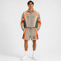 Ensemble short et veste coupe-vent personnalisé pour l'été, respirant, en nylon, avec fermeture éclair, imprimé numérique, pour homme