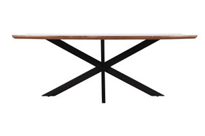 Modern <b>Solid</b> <b>Wooden</b> Dining <b>Table</b> for Dining Room Kitchen Restaurant Furniture with Durable Wood Finish and Contemporary - Product Image 4